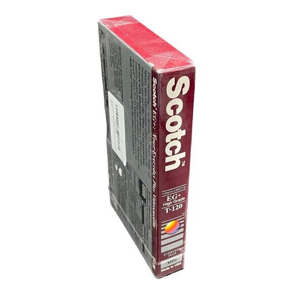 📼NEW SEALED Scotch EG+ T-120 VHS Videocassette High Grade Tape📼‎ - Picture 4 of 6